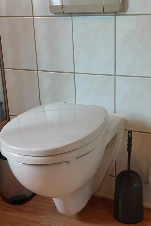 Erhöhtes Wand-WC mit erhöhtem WC-Sitz (10cm)